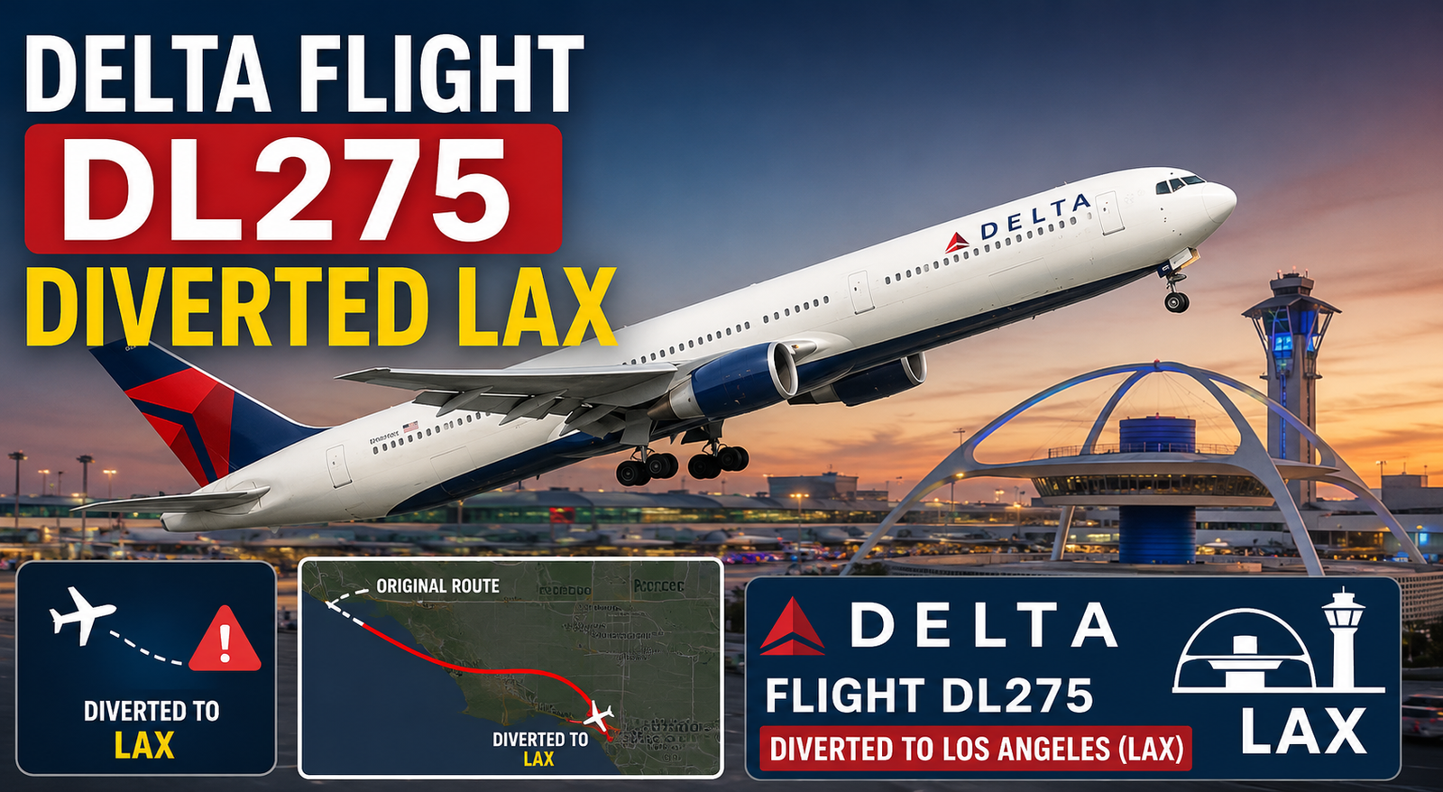 Delta Flight DL275 Diverted LAX: What Happened and Why the Diversion Made Sense